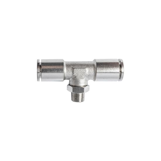 Metal Pu Fitting T-joint 10mm 1/8" M